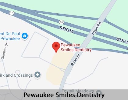 Map image for Why Are My Gums Bleeding in Pewaukee, WI